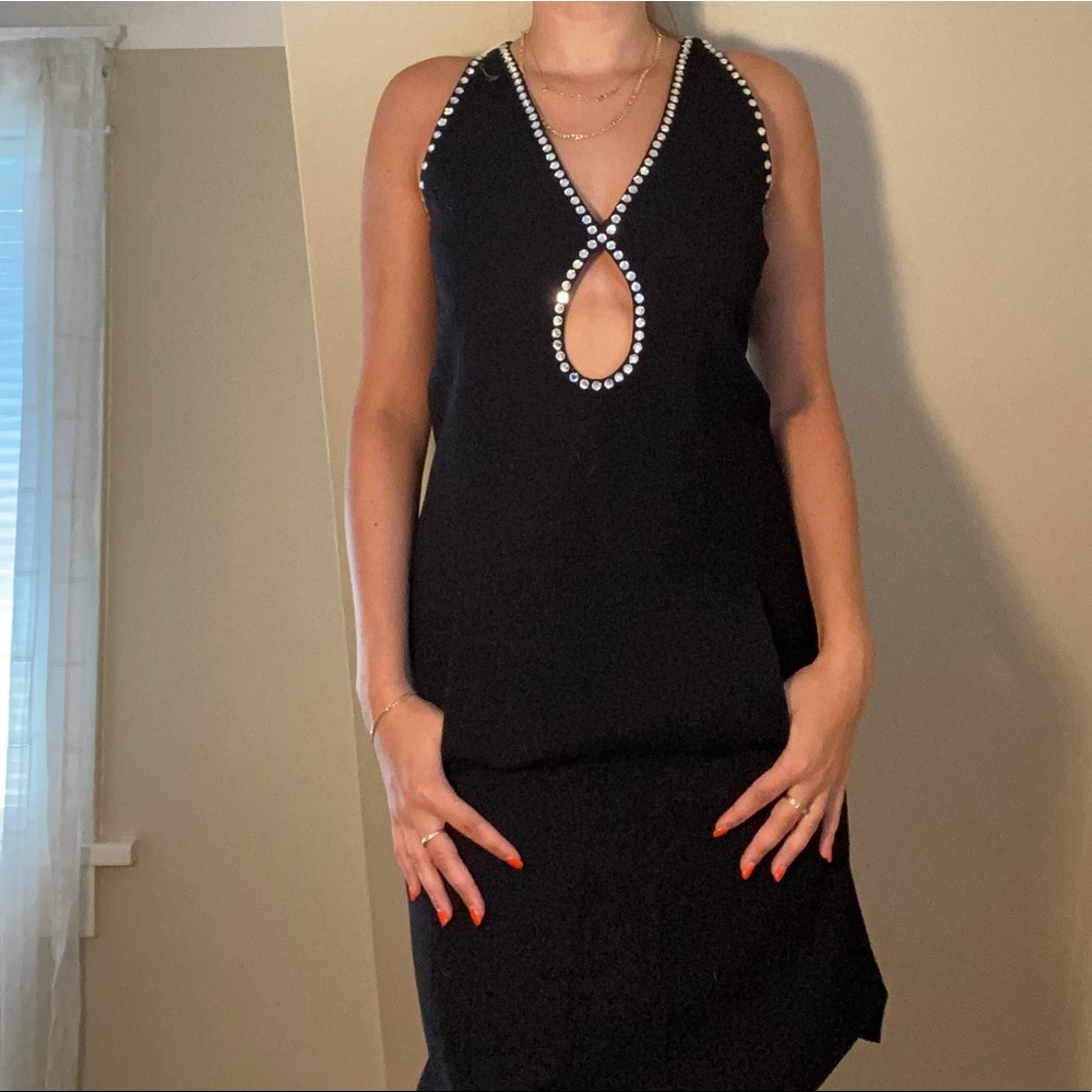 Oscar De la Renta black dress